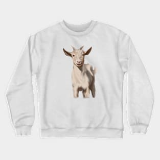 Cute Goat Drawing Crewneck Sweatshirt